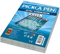 999 Games scoreblokken Pick a Pen Riffen - extra scorevellen dobbelspel