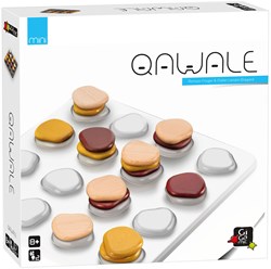 999 Games Qawale Mini tactisch bordspel voor 2 spelers hout
