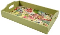 Creativ Company houten dienblad Keizerin Boom 30x17x5 cm met handvaten