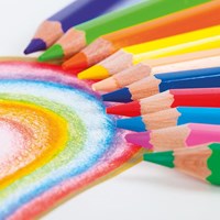 Creall crayons de couleur Maxi Jumbo 12 couleurs - extra solides et épais-2