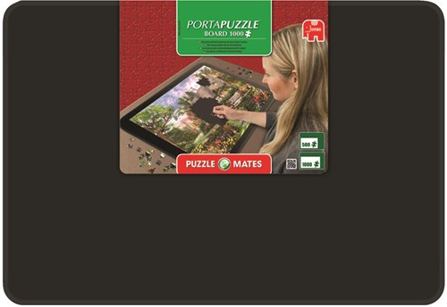 Jumbo puzzelbord Portapuzzle 1000 stukjes - puzzelaccessoire zwart