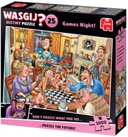 Jumbo puzzle Wasgij Destiny Soirée jeux - 1000 pièces cartoon-3