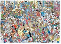Jumbo puzzel Jan van Haasteren kapper 1000 stukjes legpuzzel-2