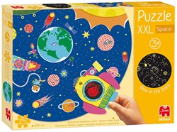 Jumbo Goula XXL Puzzle espace - Jouet éducatif lumineux dans le noir