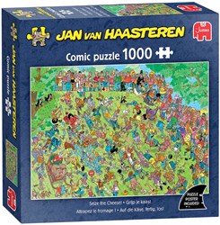 Jumbo puzzel Jan van Haasteren Grijp je Kans 1000 stukjes cartoon