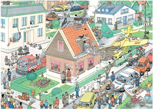 Jumbo legpuzzel Jan van Haasteren Wet van Murphy 1000 stukjes volwassenen-2
