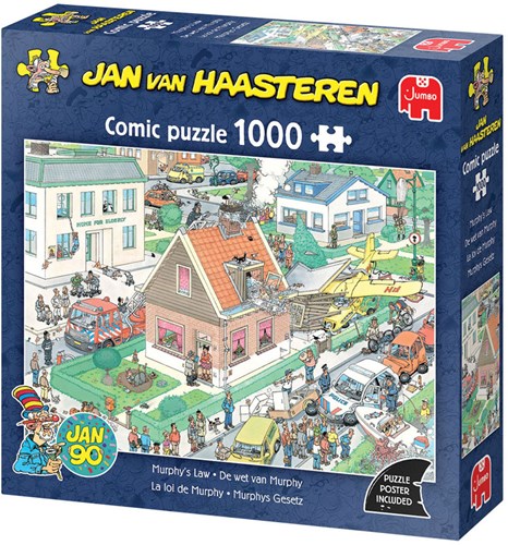 Jumbo legpuzzel Jan van Haasteren Wet van Murphy 1000 stukjes volwassenen-3