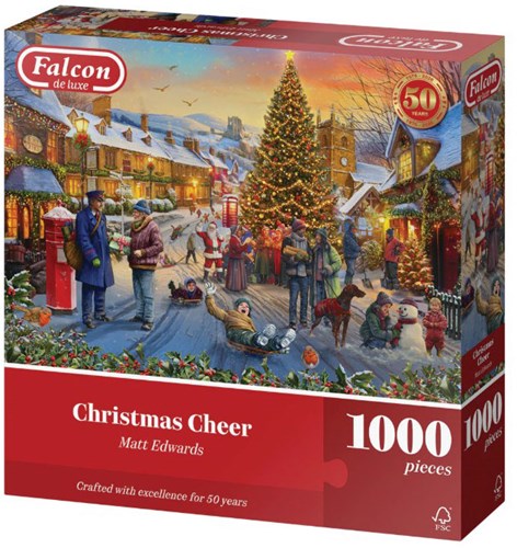 Falcon Christmas Kerstpuzzel - 1000st.-3