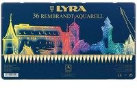 Caran d'Ache coffret crayons aquarellables Rembrandt 36 couleurs métal