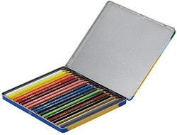 Lyra crayons de couleur Color-Giants boîte métallique 18 couleurs set