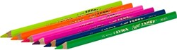 Lyra crayons de couleur Super Ferby néon boîte carton 6 pièces