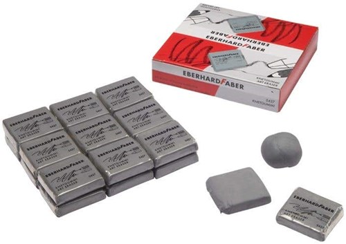 Lyra gomme mie de pain grise pour dessin et correction 18 pièces
