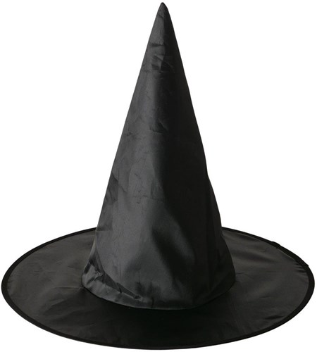 Boltze Home chapeau de sorcière noir accessoire Halloween Ø39cm polyester