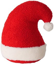 Boltze Home cale-porte décoration de Noël bonnet de Père Noël 28cm rouge