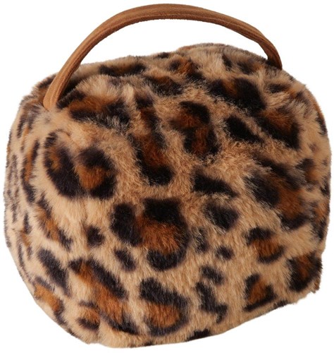 Boltze Home butée de porte imprimé léopard 15 cm avec poignée - accessoire déco tendance