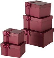 Boltze Home coffret cadeau set emballage cadeau 5 pièces multicolore