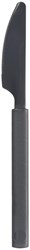 Duni couteaux en plastique Granite 19cm - couverts réutilisables 6 pièces