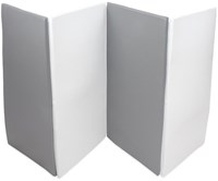 Softplay  opvouwbare mat XL WIT-GRIJS-3