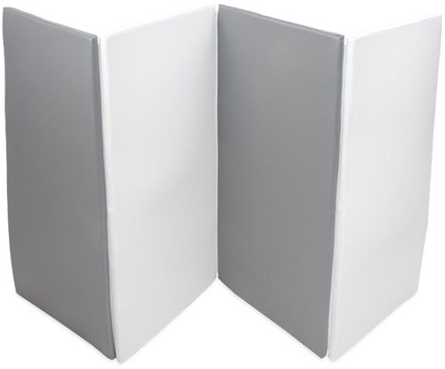 Softplay  opvouwbare mat XL WIT-GRIJS-3