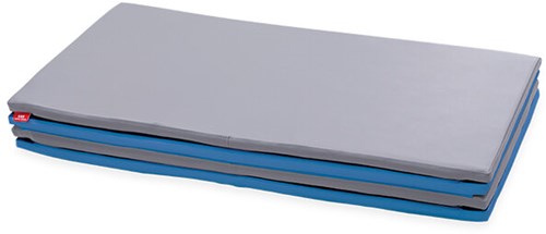 Softplay  opvouwbare mat XL BLAUW-GRIJS-2