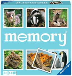 Ravensburger Memory Dierenbaby's kaartspel aanbieding
