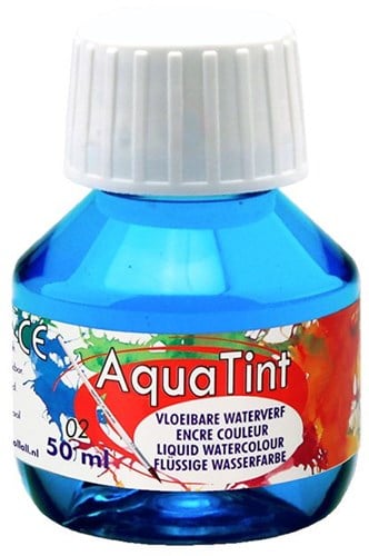Collall waterverf aqua tint lichtblauw 50ml - creatieve verf hobby