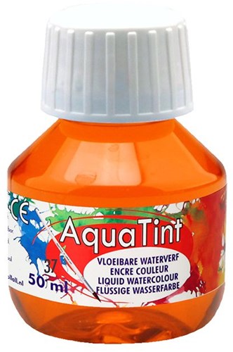 Collall waterverf oranje - AquaTint 50ml voor creatief schilderen