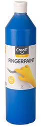 Creall peinture au doigt bleu sans conservateur 750ml peinture enfant