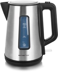 Emerio waterkoker 1,7L zwart RVS - 2200W - WK-122829