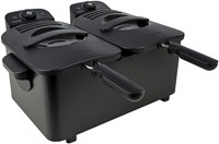 Inventum frituurpan dubbel 2x2,5 liter zwart 1800 watt koude zone