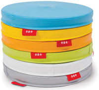 Softplay zitkussentjes rond in een tas-2