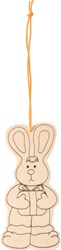 Eduplay houten paashaas hangers knutselset - 21 stuks decoratie