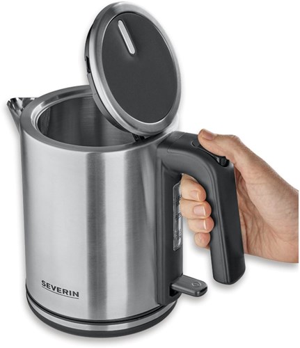 Severin waterkoker roestvrij staal 1 liter - krachtig en veilig keukenapparaat-3