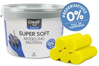 Creall boetseerklei geel - superzachte klei 1750 gram emmer-2