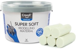 Creall boetseerklei wit - superzachte klei emmer 1750 gram