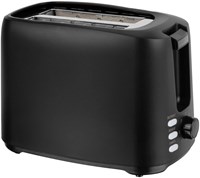 Daily Home grille-pain 2 tranches noir avec 7 niveaux de brunissage