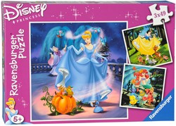 Ravensburger puzzle Disney Princess 3x49p