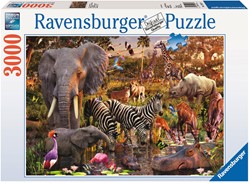 Ravensburger puzzle Animaux du continent africain 3000 pièces