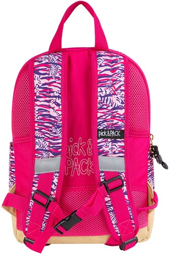 Pick & Pack Tiger Skin Backpack M / Rosa-2