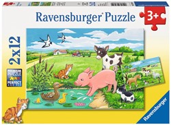 Ravensburger puzzle Bébés animaux de la terre 2 x 12p