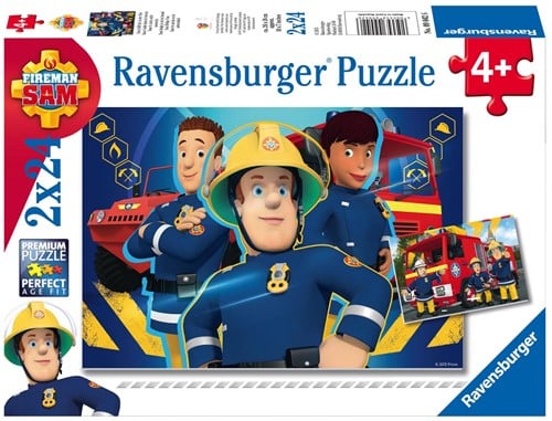 Ravensburger puzzle Sam t'aide ds besoin/Sam pompier 2x24p