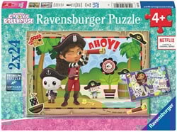 Ravensburger puzzel 2 puzzels - Gabby's Dollhouse - 24 stukjes