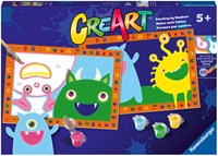 Ravensburger schilderen op nummer - CreArt Grappige Monsters voor kinderen