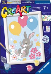 Ravensburger peinture par numéros - CreArt lapin volant pour enfants