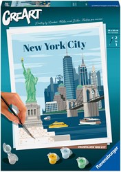 Ravensburger kit peinture par numéros - New York coloré peinture créative