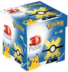 Ravensburger Pokémon Puzzle 3D Quick Ball avec lumière - 54 pièces