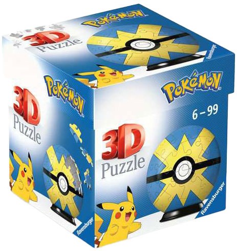 Ravensburger Pokémon 3D puzzel Quick Ball met verlichting - 54 stukjes