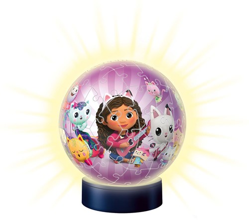 3D Puzzel Gabby's Poppenhuis Nachtlamp, 72st.-2