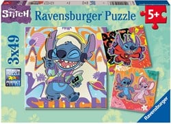 Legpuzzel Stitch, 3x49st.