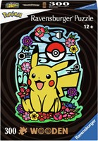 Ravensburger houten puzzel Pokemon Pikachu - Legpuzzel - 300 stukjes